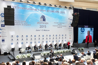 International Forum Atomexpo 2015 in Moscow